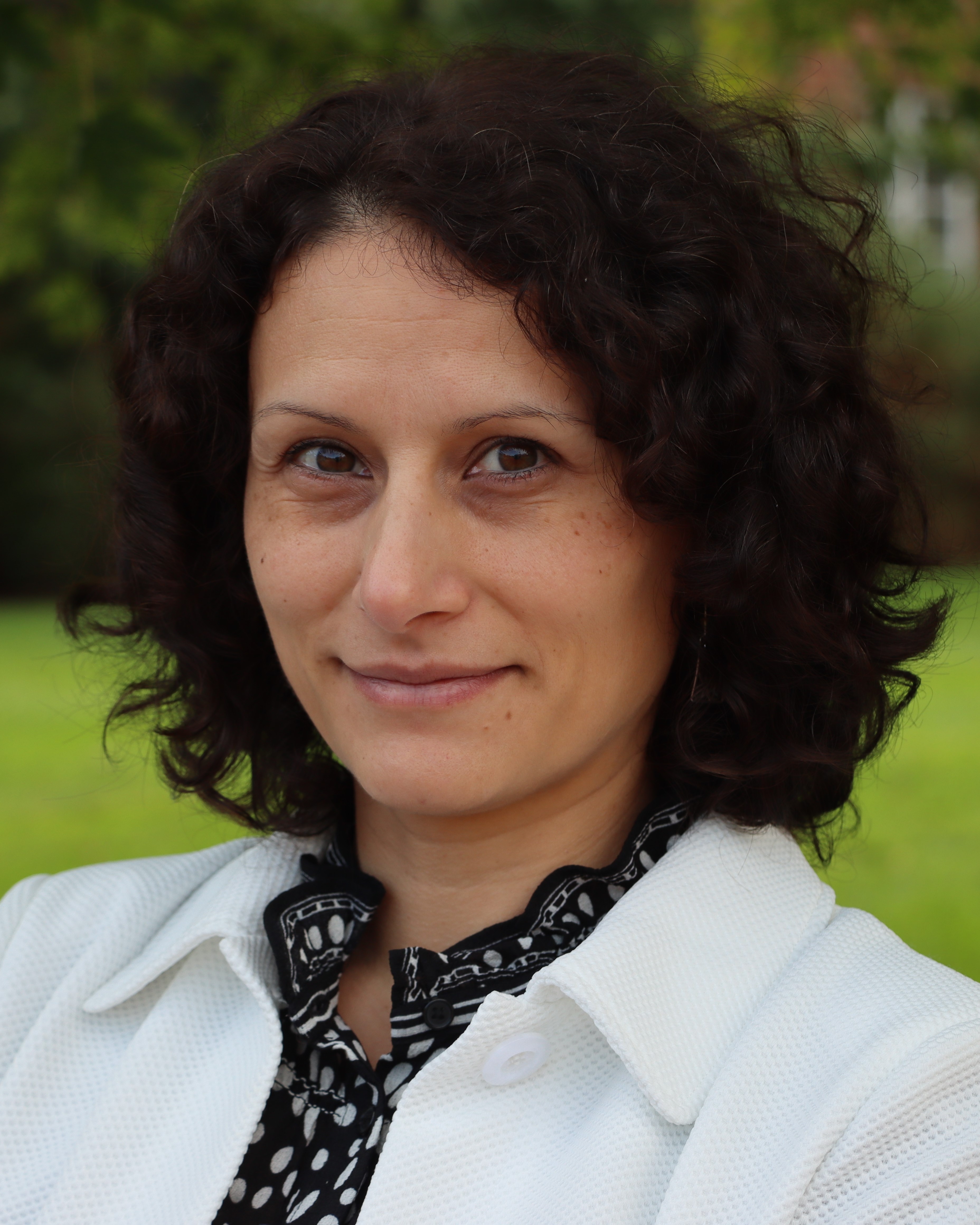 woman smiling
