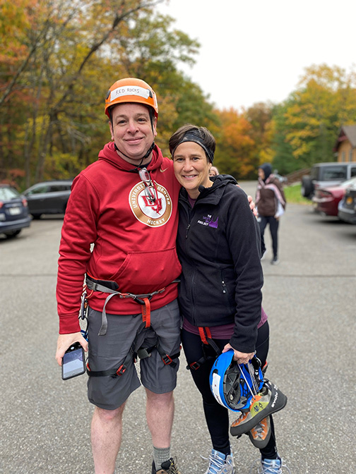 Andy Clayton and Sarah Dwyer-Shick