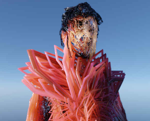 NFT geo-portrait by Chris Coleman