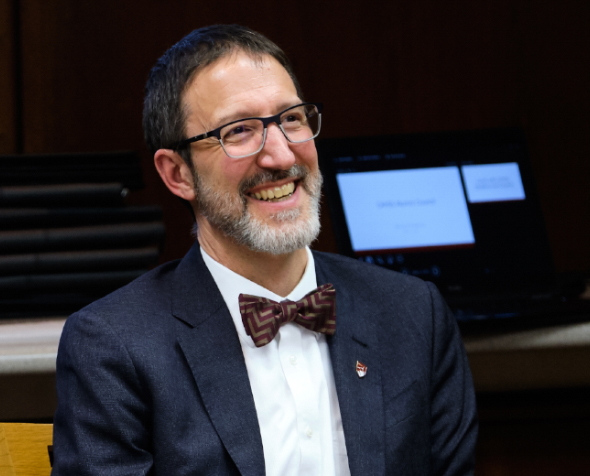 Dean Danny McIntosh at the 2019 CAHSS Alumni Lunch 