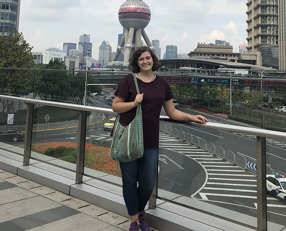 Kathleen Burns in Shanghai