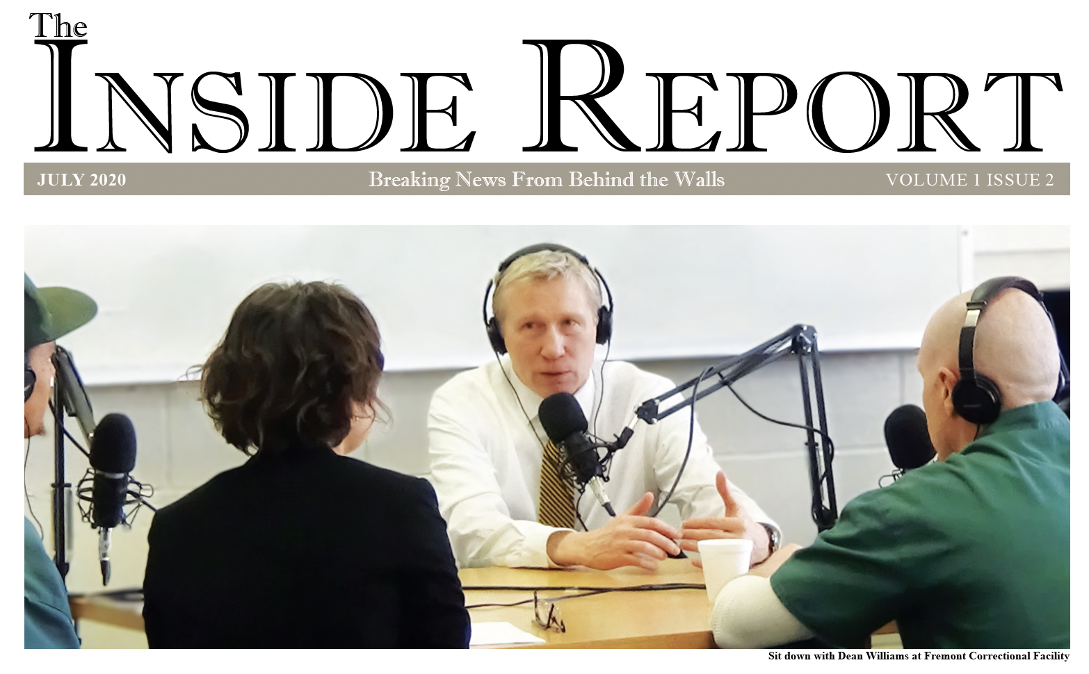 The Inside Report Volume 1 Issue 2 Cover page