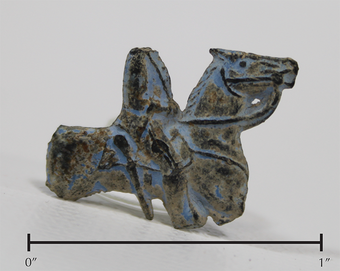 Lead and Tin Alloy, .86" long. Found in Block 7K.