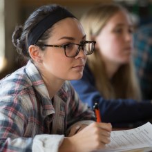 students in class