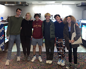 Members of the DU Film Production Club at a screening