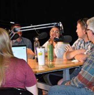 DU F.I.L.M. Podcast filming set