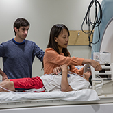 child getting scan