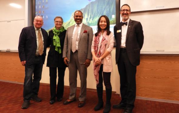 Group photo for CAHSS Faculty + Community event