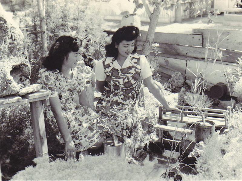 Photo of Asian women gardening courtesy of Helen Yagi Sekikawa