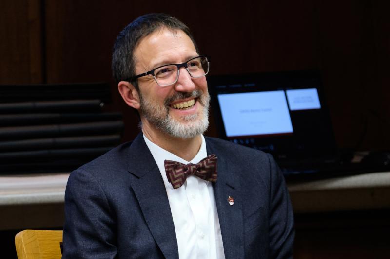 Dean Danny McIntosh at the 2019 CAHSS Alumni Lunch 