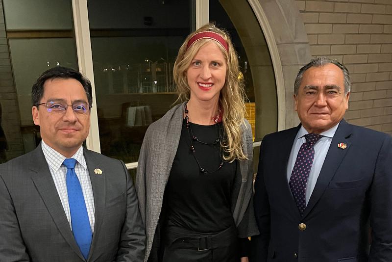 Alison Krogel receives recognition from Peruvian government