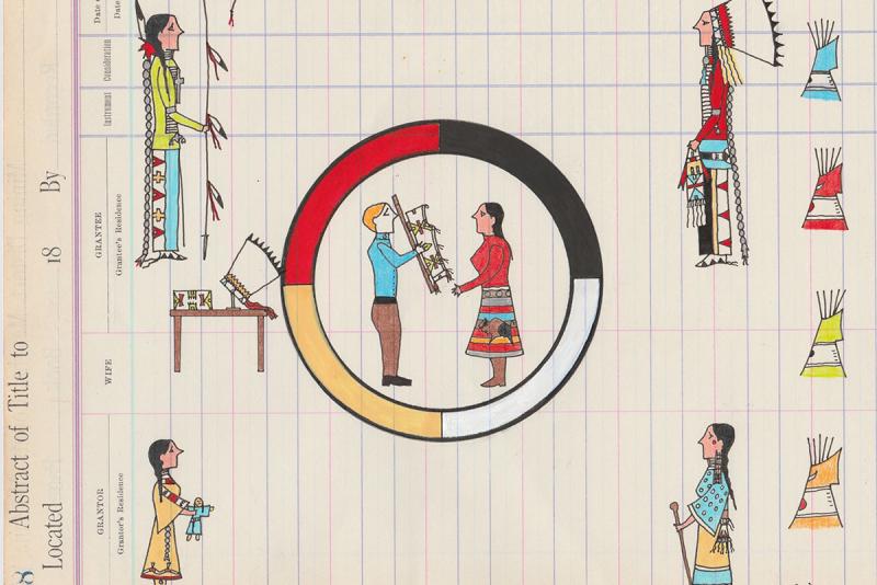 Ledger Drawing by George Levi