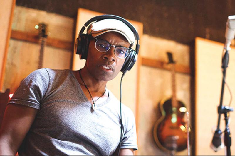 Rudy Royston in studio