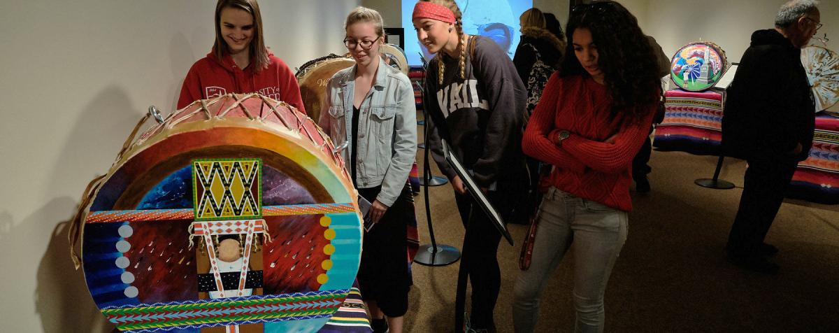 Students at the Indigenous Film & Arts festival