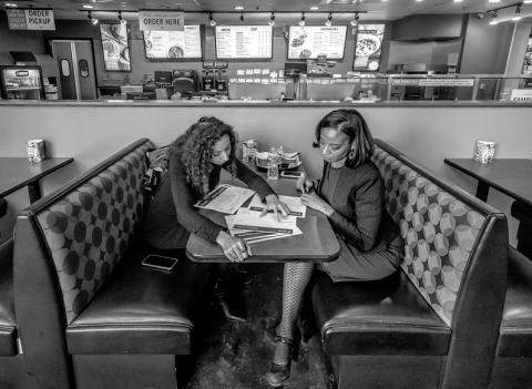 Candi CdeBaca and Lisa Calderon