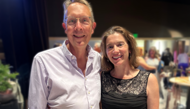 Rick and Anne smiling