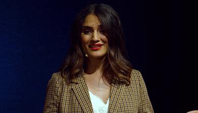 Samira Rajabi presenting