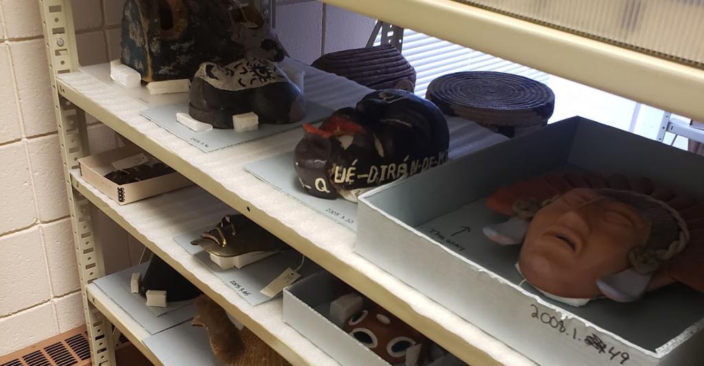 Masks from the DUMA collection are shown