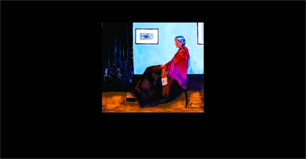 Cheyenne Grandmother (ode to James McNeil Whistler)