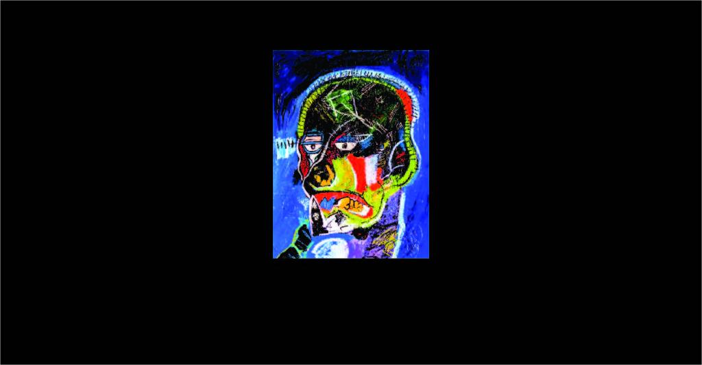 Cheyenne Warrior (ode to Jean-Michel Basquiat)