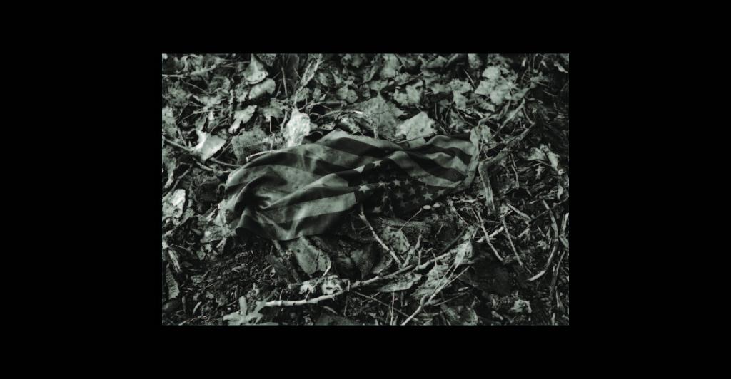 American Flag on ground