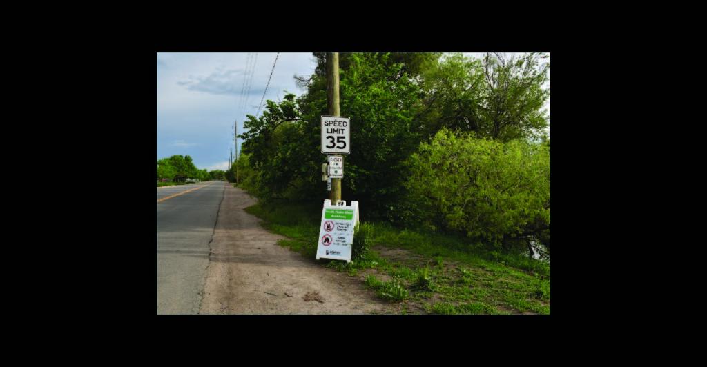 No camping signs