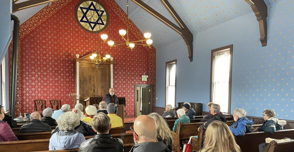 folks in a church