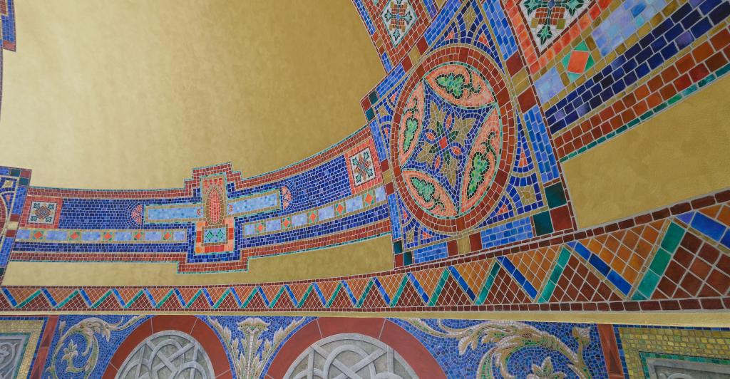 Mosaic ceiling