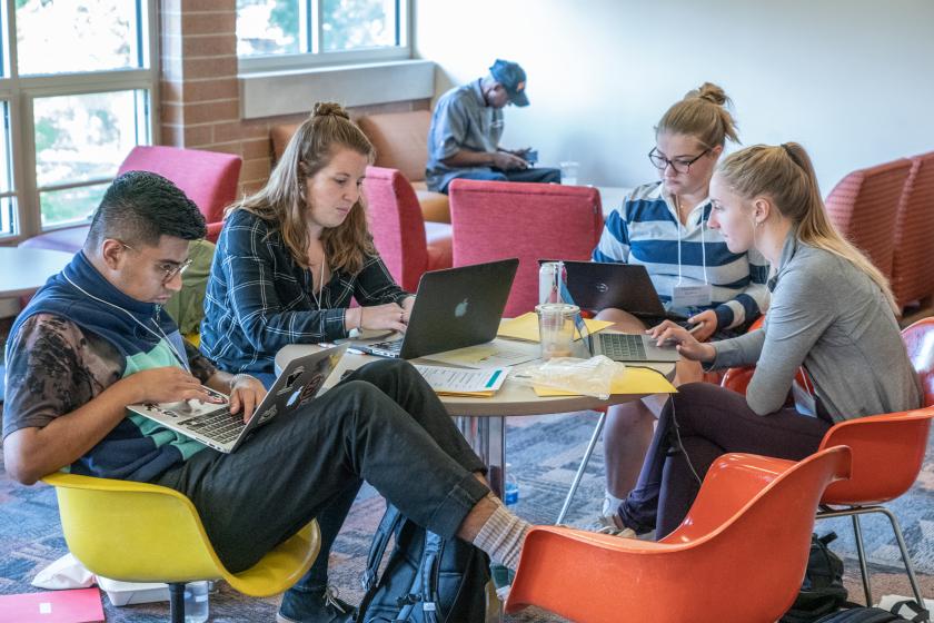Students at migrahack